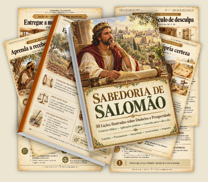Sabedoria de Salomão — 50 lições ilustradas